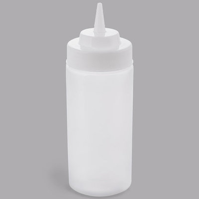 16OZ SQUEEZE BOTTLE CLEAR DUAL ACCESS